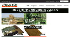 Desktop Screenshot of ghilliesuitclothing.com