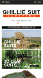 Mobile Screenshot of ghilliesuitclothing.com